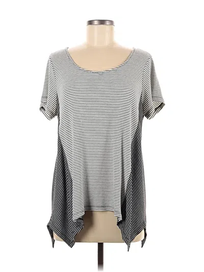 Pre-owned Pleione Short Sleeve T-shirt In Gray