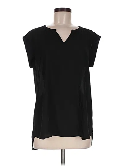 Pre-owned Pleione Short Sleeve Top Black V-neck Tops