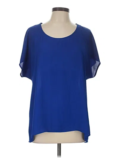Pre-owned Pleione Short Sleeve T-shirt In Blue