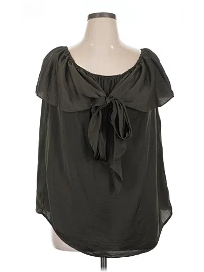 Pre-owned Pleione Sleeveless Blouse In Black