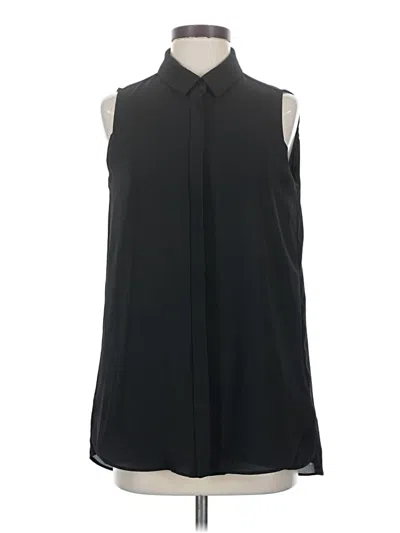 Pre-owned Pleione Sleeveless Blouse In Black