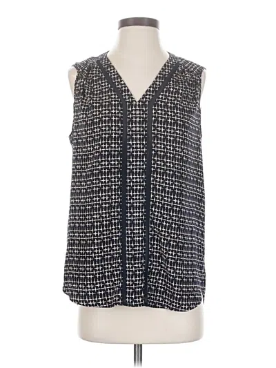Pre-owned Pleione Sleeveless Blouse In Black