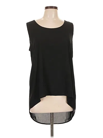 Pre-owned Pleione Sleeveless Blouse In Black