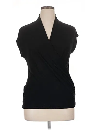 Pre-owned Pleione Sleeveless Blouse In Black