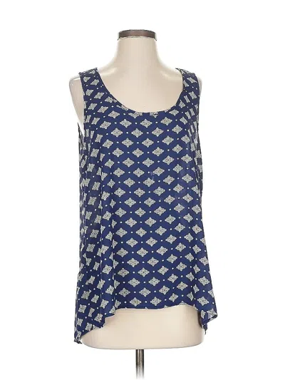 Pre-owned Pleione Sleeveless Blouse In Blue