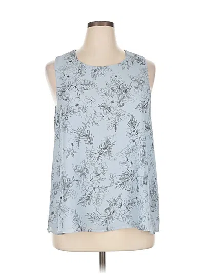 Pre-owned Pleione Sleeveless Blouse In Blue