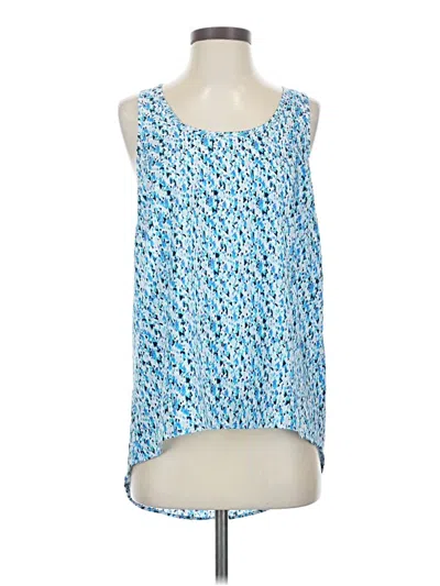 Pre-owned Pleione Sleeveless Blouse In Blue