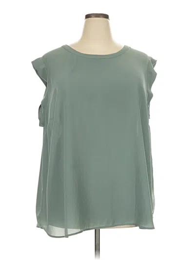 Pre-owned Pleione Sleeveless Blouse In Green