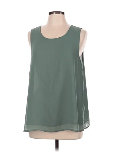 Pre-owned Pleione Sleeveless Blouse In Green