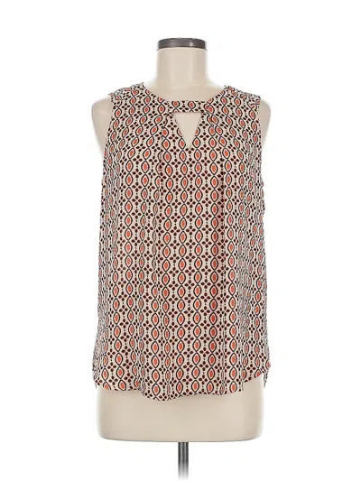 Pre-owned Pleione Sleeveless Blouse In Orange