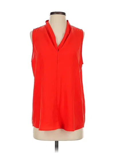 Pre-owned Pleione Sleeveless Blouse In Orange
