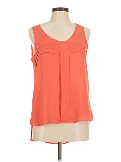 Pre-owned Pleione Sleeveless Blouse In Orange