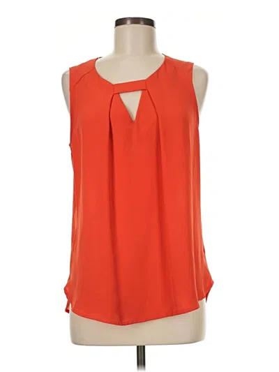 Pre-owned Pleione Sleeveless Blouse In Orange
