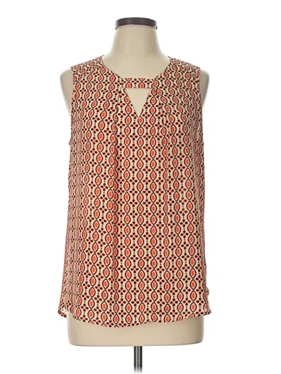 Pre-owned Pleione Sleeveless Blouse In Orange