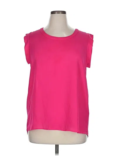 Pre-owned Pleione Sleeveless Blouse In Pink