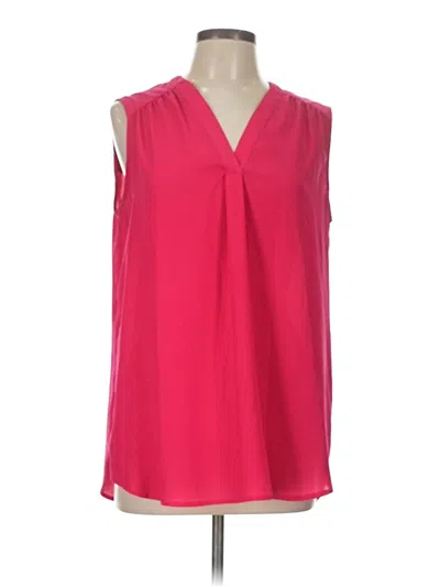 Pre-owned Pleione Sleeveless Blouse In Pink