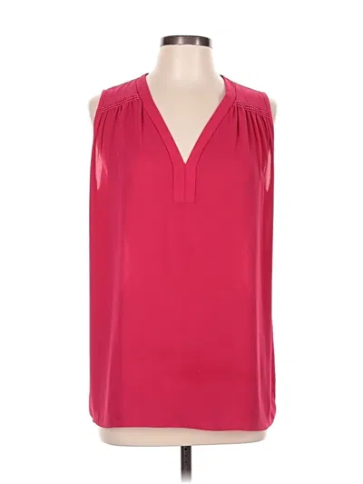 Pre-owned Pleione Sleeveless Blouse In Red