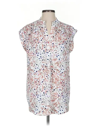 Pre-owned Pleione Sleeveless Blouse In White