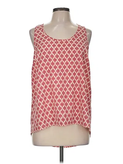Pre-owned Pleione Sleeveless Top Red Scoop Neck Tops