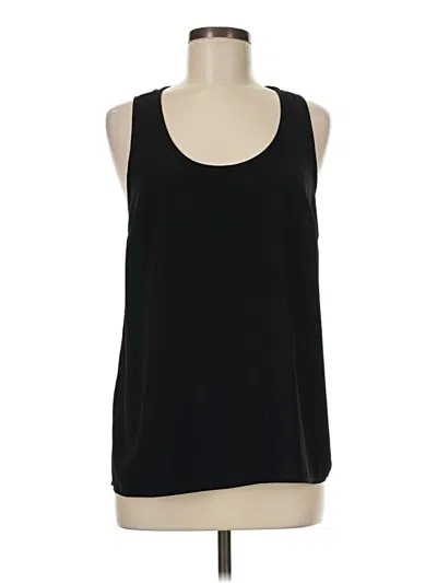 Pre-owned Pleione Tank Top Black Halter Neckline Tops