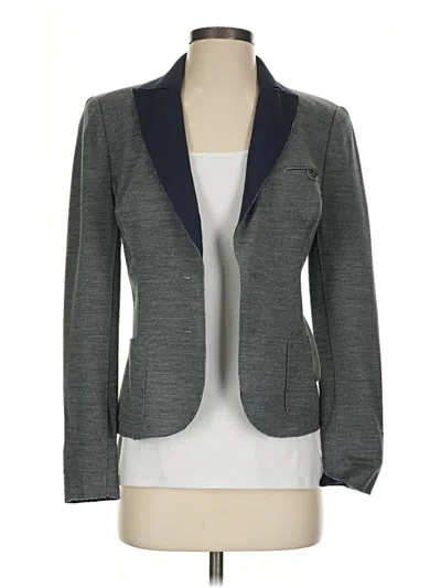 Pre-owned Plenty By Tracy Reese Blazer Jacket In Gray