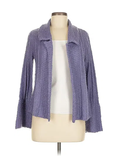 Pre-owned Plenty By Tracy Reese Cardigan Sweater In Purple