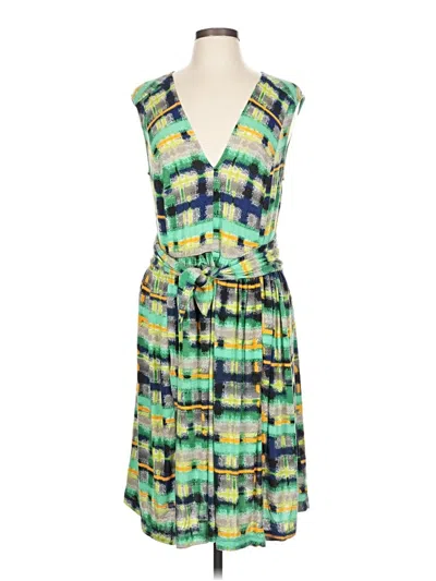 Pre-owned Plenty By Tracy Reese Casual Dress In Green