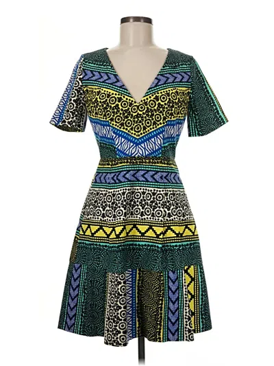 Pre-owned Plenty By Tracy Reese Casual Dress In Green