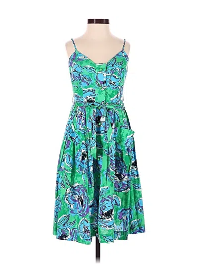 Pre-owned Plenty By Tracy Reese Casual Dress In Green