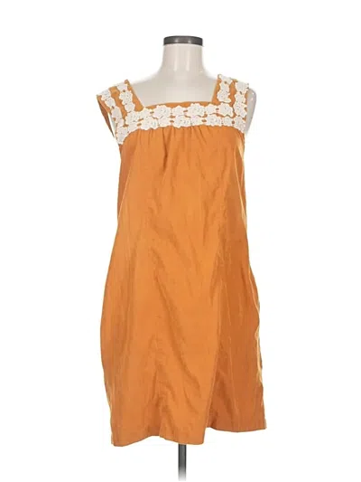 Pre-owned Plenty By Tracy Reese Casual Dress In Orange