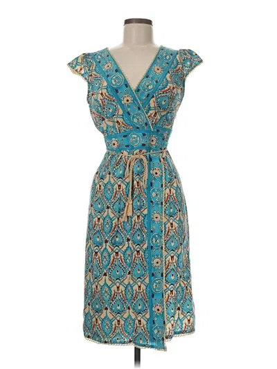 Pre-owned Plenty By Tracy Reese Casual Dress In Teal