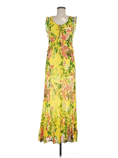 Pre-owned Plenty By Tracy Reese Casual Dress In Yellow
