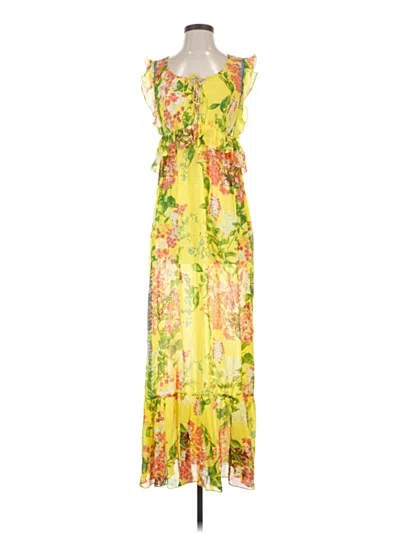 Pre-owned Plenty By Tracy Reese Casual Dress In Yellow