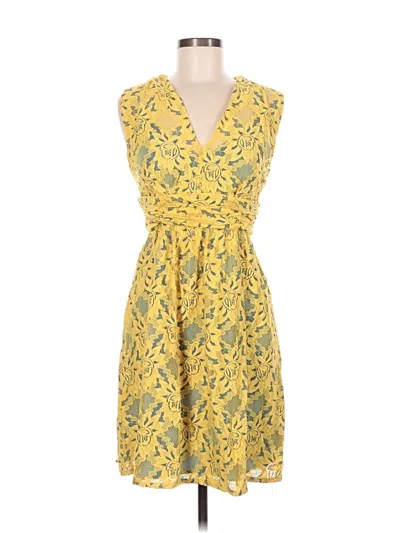 Pre-owned Plenty By Tracy Reese Casual Dress In Yellow