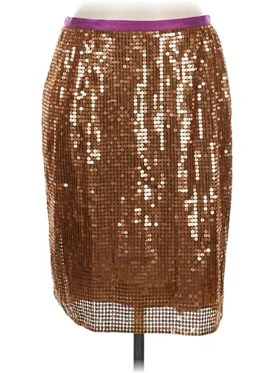Pre-owned Plenty By Tracy Reese Casual Skirt In Gold