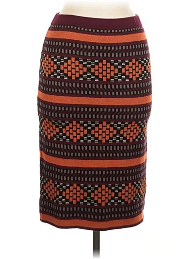 Pre-owned Plenty By Tracy Reese Casual Skirt In Orange