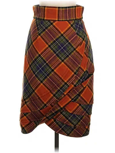 Pre-owned Plenty By Tracy Reese Casual Skirt In Orange