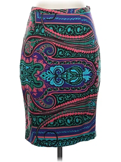 Pre-owned Plenty By Tracy Reese Casual Skirt In Teal