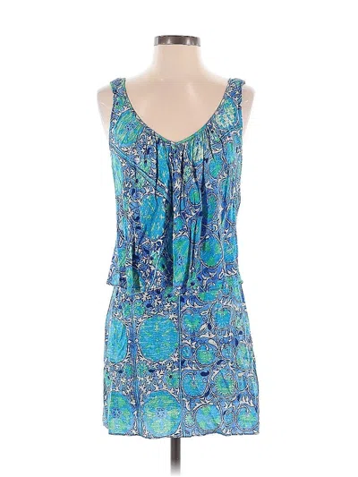 Pre-owned Plenty By Tracy Reese Cocktail Dress In Blue