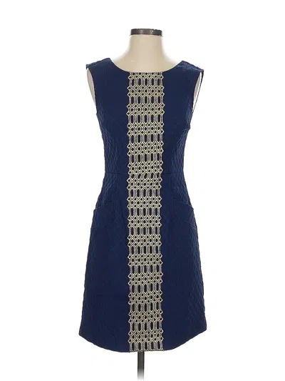 Pre-owned Plenty By Tracy Reese Cocktail Dress In Blue