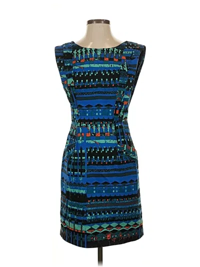 Pre-owned Plenty By Tracy Reese Cocktail Dress In Blue