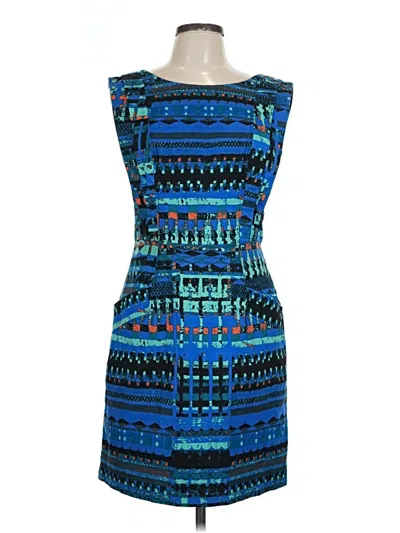 Pre-owned Plenty By Tracy Reese Cocktail Dress In Blue