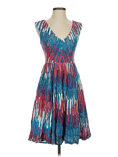 Pre-owned Plenty By Tracy Reese Cocktail Dress In Blue