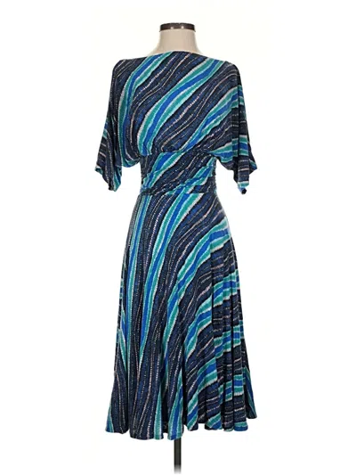 Pre-owned Plenty By Tracy Reese Cocktail Dress In Blue