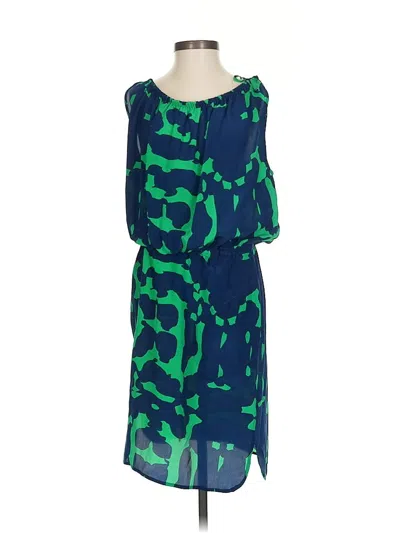 Pre-owned Plenty By Tracy Reese Cocktail Dress In Blue
