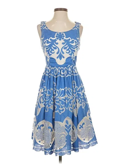 Pre-owned Plenty By Tracy Reese Cocktail Dress In Blue