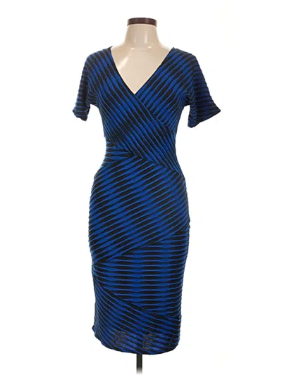 Pre-owned Plenty By Tracy Reese Cocktail Dress In Blue