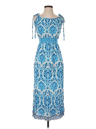 Pre-owned Plenty By Tracy Reese Cocktail Dress In Blue