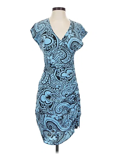 Pre-owned Plenty By Tracy Reese Cocktail Dress In Blue
