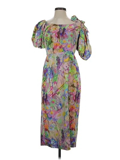 Pre-owned Plenty By Tracy Reese Cocktail Dress In Green